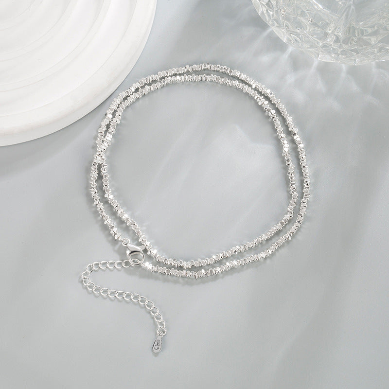 Wholesale Silver Necklace with Sparkling Silver